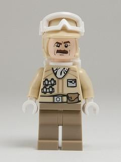 LEGO Minifigure -- Hoth Rebel Trooper, Moustache (9509)-Star Wars -- SW0425 -- Creative Brick Builders